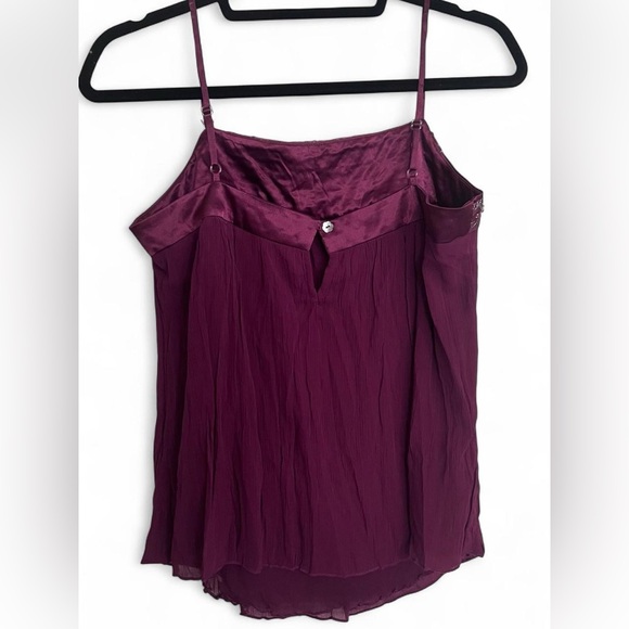 Zona Libre Beaded Purple Cami Top Women’s Size Medium Y2K Deadstock Fairy Boho - Picture 3 of 5